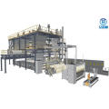 Non-woven fabric slitting and rewinding machine